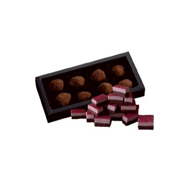 【黑方巧克力】草莓藏心(8入)+紅寶石生巧克力(20入)(夏拍二限定商品)