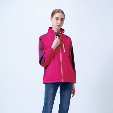 Per GIBO 簡約拼接女版加裡外套(P163854桃紅/外套/夾克)