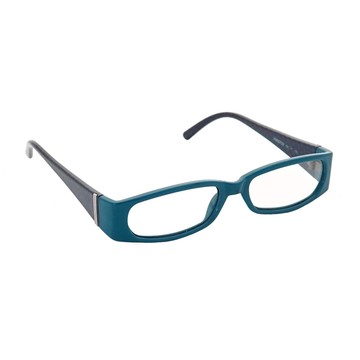 【Vivienne Westwood】異國風情圖紋長方框光學鏡框(土耳其藍) VVW057-03