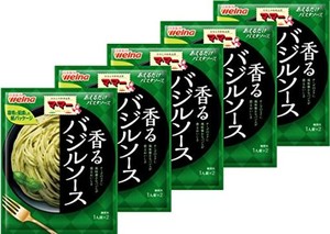 マ・マー あえるだけパスタソース バジルソース 46G ×5個