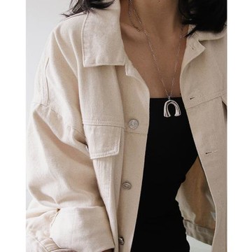 sanswood你的話里面有月光我的字母里面有好夢項鏈小眾輕奢高級感