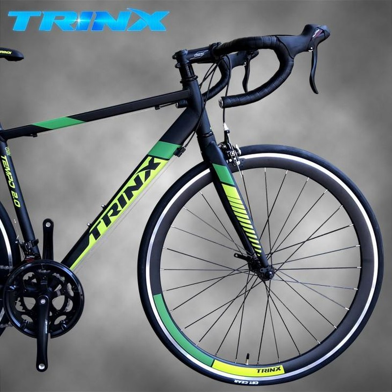 TRINX ロードバイク ブラック/グリーン TRINX ロードバイク ブラック/グリーン 【公式通販】