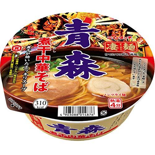 ニュータッチ 凄麺 青森 煮干 中華そば 104g ×12個