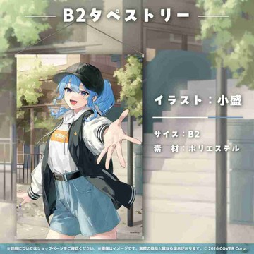 🌀日版客🌀 日版 Hololive 星街彗星 生日 活動6周年記念 掛軸 B2尺寸 景品 周邊