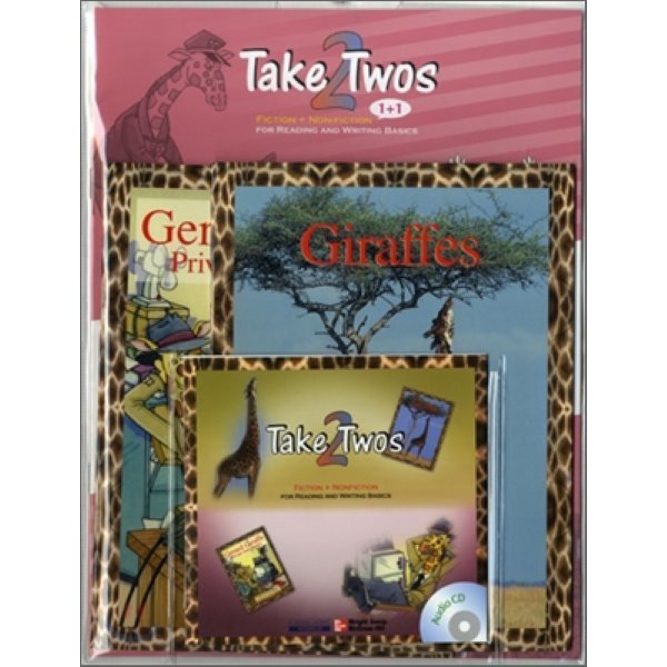 Take Twos Grade Level N-5：Giraffes   Gerard Giraffe Private Investigator（2books   Workbook   C ...