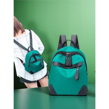 ins超火迷你女包學院風小書包撞色雙肩包韓版牛津布背包旅行包潮