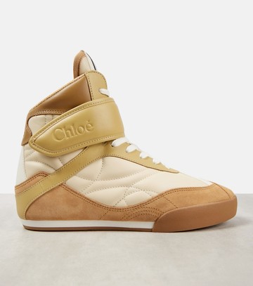 Chloé Chloé Kick high-top leather sneakers