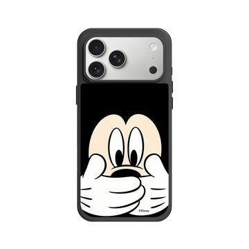 iPhone 17 Pro Max SolidX 黑 - 迪士尼-米奇 Mickey - 米奇摀嘴