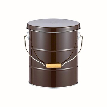 日本 OBAKETSU 手工製儲米桶 5kg棕色