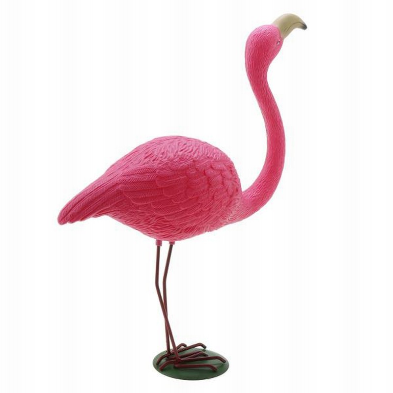 フラミンゴ 庭の装飾 ヤード 芝生 ガーデンオーナメント 置物 オブジェ 