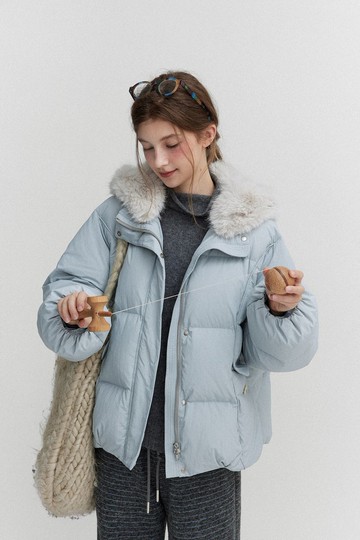 北歐雪季 / 連帽羽絨服外套 / 90白鴨絨
