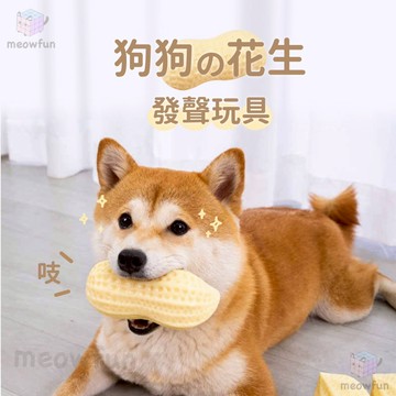 【現貨✔️】 狗狗の花生 磨牙發聲玩具 🐶  TPR玩具 狗狗玩具  寵物玩具 磨牙玩具 潔牙玩具 發聲玩具