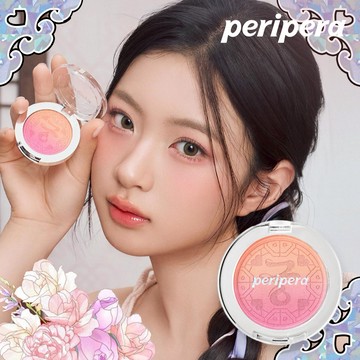 【peripera】《宮》野蠻王妃 聯名限量 刻字微笑漸層腮紅 色號 06 女王粉