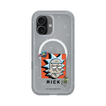 iPhone 17 AirX 流變灰 - 瑞克和莫蒂 Rick and Morty - Pixel瑞克