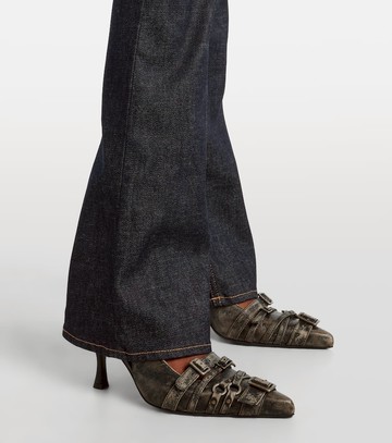 Acne Studios High-rise flared jeans