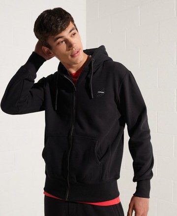 Superdry Men's Men's Sportstyle Zip Hoodie Black - Size: Xxxl