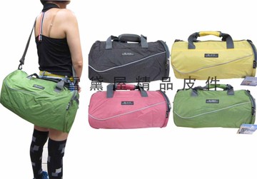 ~雪黛屋~EYE 圓筒袋中容量髒濕分離運動袋手提可肩背可斜側背超輕防水尼龍布材質防水 HEYE027