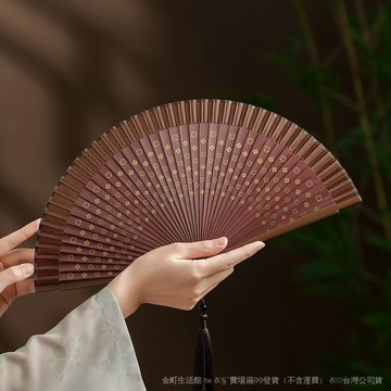 ✨可開發票#2025新款扇子折扇夏天隨身小巧便攜折疊扇子女士古風新中式小扇子#免運