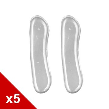 ○糊塗鞋匠○ 優質鞋材 F05 2mm超黏矽膠胖胖貼/後跟貼 5雙