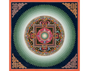 和諧宇宙曼陀羅 擁抱存在的流動