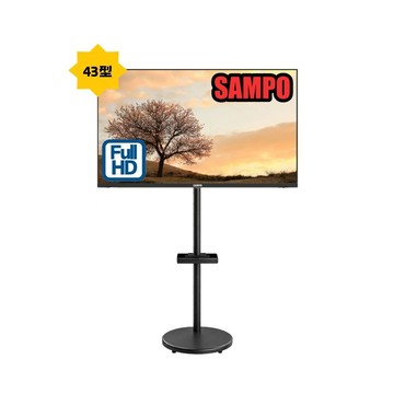 SAMPO FHD轟天雷液晶顯示器EM-43MDS200《含安裝｜移動式立架超值組》
