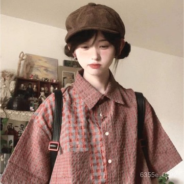 免運💯潛入格紋記憶古著日係小個子燈芯絨報童帽女秋冬短髮顯臉小貝雷帽時尚休閒百搭可愛女生畫家帽韓系甜美淑女簡約時尚大頭圍帽