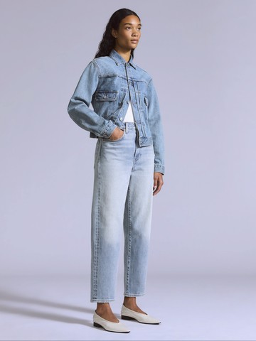 BLUETAB™ 女款 Column高腰直筒丹寧牛仔褲 人氣新品