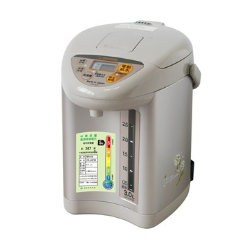 【象印】3.0L微電腦電動熱水瓶(棕色) CD-JUF30-CT