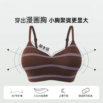 【台灣有貨】赫本有約~V領外擴內衣女小胸聚攏顯大提拉上托飽滿有型百搭文胸