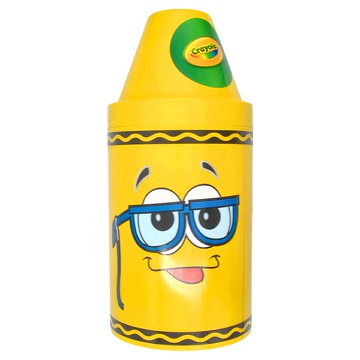 Crayola 繪兒樂 放大蠟筆造型收納筒 大  黃色  1個