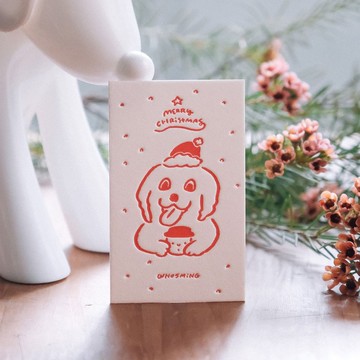 【pinkoi獨家販售】手作活版小卡 CHEERR PUP