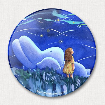 afu陶瓷吸水杯墊-星空下