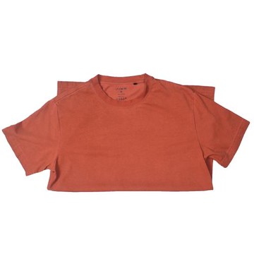 舒適好穿 美式復古做舊水洗短袖T恤日常休閑寬松基礎打底套頭T172