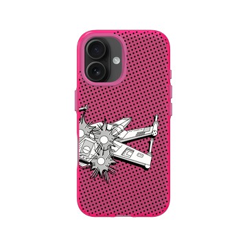 iPhone 16 Clear 粉漾桃 - 迪士尼-星際大戰 Star Wars - POP X戰機