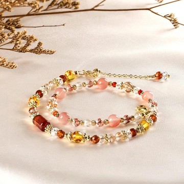 燈火綻 | 安定守護 行動力 溫暖之光 | 水晶手鍊 新年禮物