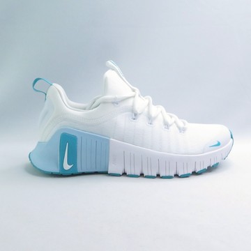 Nike FJ7126107 女 訓練鞋 Free Metcon 6 健身 緩震 地力 白/粉藍【iSport愛運動】