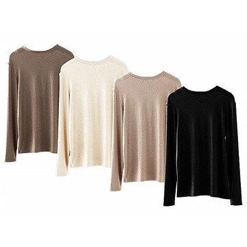 AMICA 9901#輕奢甜美圓領羊絨蛋白內搭(1件入) 款式可選【小三美日】DS011591 保暖 秋冬 內刷毛