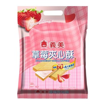 義美 草莓夾心酥(400g/包) [大買家]