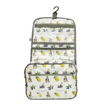 PETER RABBIT 比得兔 盥洗包  白色  展開39 x 22 x 8cm