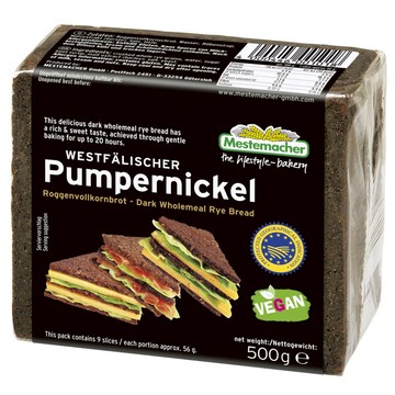 Mestemacher 麥大師 德國裸麥粗麵包  1個  500g