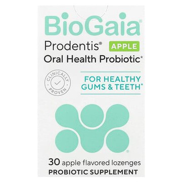 BioGaia, Prodentis®，口腔健康益生菌，蘋果味，30 錠劑