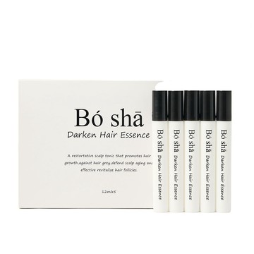 【POSA】Bó Shā 植萃喚黑養髮精華滾珠瓶｜預防白髮適用｜12ml*5支／盒