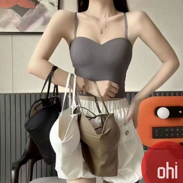 【ohi】辣妹美背小吊帶背心內搭 帶胸墊抹胸性感小可愛 背心 女背心細肩帶背心 女裝 GVYW50142