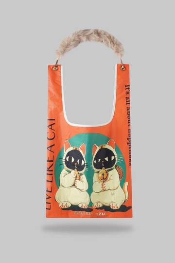 TWIN LUCKY CAT 招財貓特別版 Toby Bag