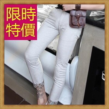 現貨+預購 九分褲休閒褲-韓版個性修身男長褲1色59l15【獨家進口】【米蘭精品】