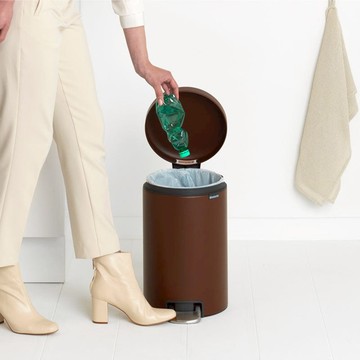 NEWICON 環保垃圾桶-12L-礦物棕/深邃藍 深邃藍