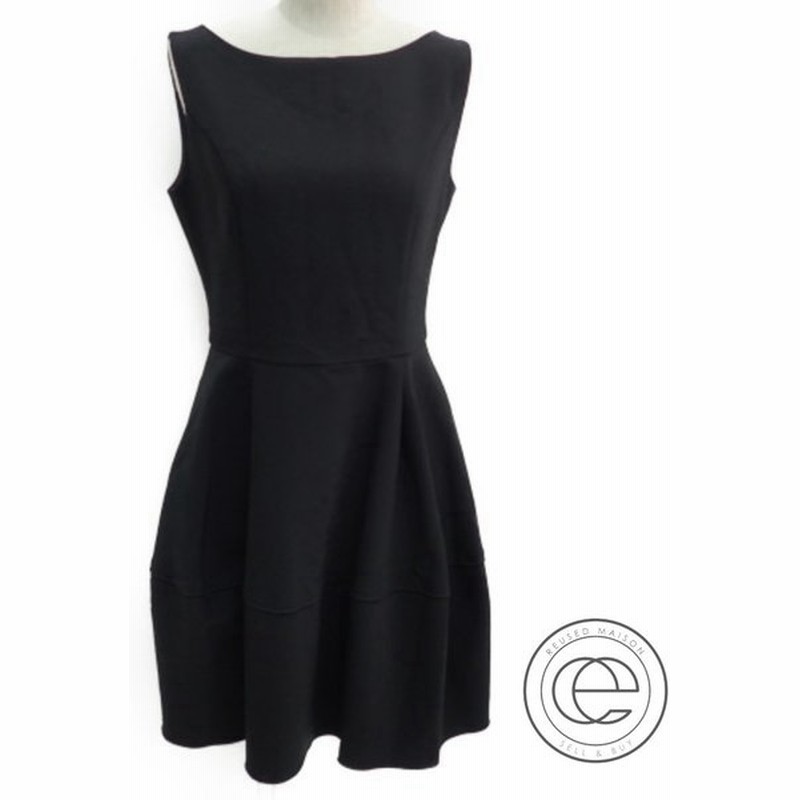 Foxey New Yorkフォクシーニューヨーク Barronバロン ノースリーブドレスワンピース40 ブラック レディース 通販 Lineポイント最大0 5 Get Lineショッピング