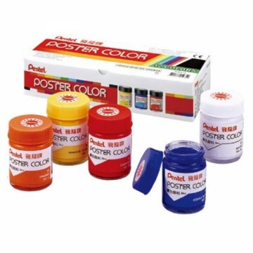 飛龍Pentel POS4-12 廣告顏料30cc 12色套裝【APP滿額下單10%點數(單一帳號最高1000點)】4/30止