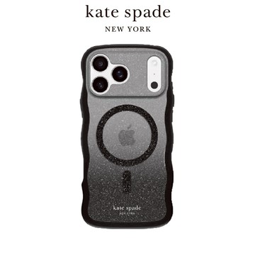 kate spade  iPhone 17系列 精品磁吸波浪防摔殼  幻影黑 - iPhone 17 Pro Max