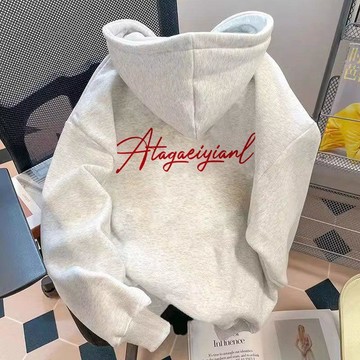 【臺灣出貨】重磅潮牌美式男女帽T 情侶字母寬鬆連帽衛衣 秋冬季外套上衣服 街拍潮男大學T